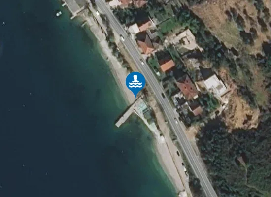 Satellite image of Zmijice Beach