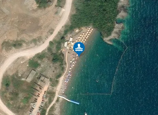 Satellite image of Velja Spilja