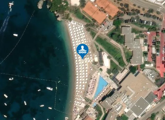 Satellite image of Pržno