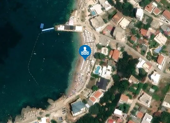 Satellite image of Mali Pijesak