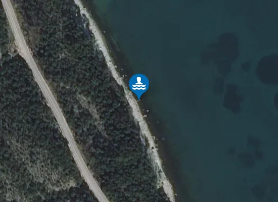 Satellite image of Nude beach