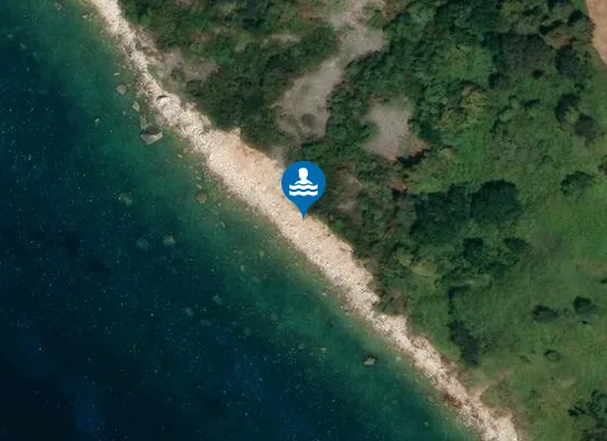 Satellite image of Jaz nude beach