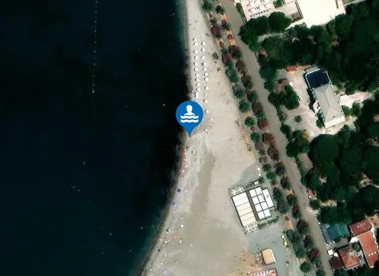 Satellite image of Gradska Plaža
