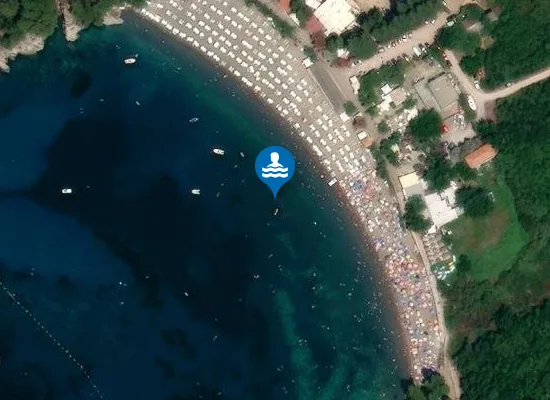 Satellite image of Lučice