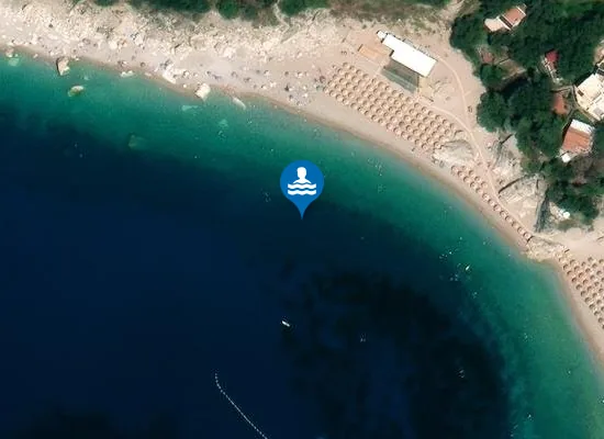 Satellite image of Plaža Perazića Do