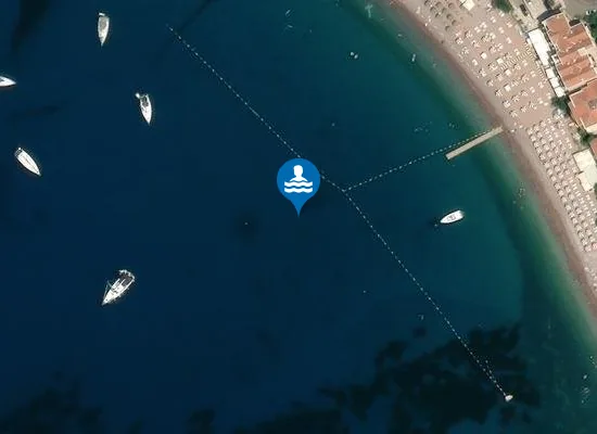 Satellite image of Sveti Stefan