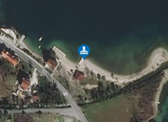 Satellite image of Plaža Morinj (3A)