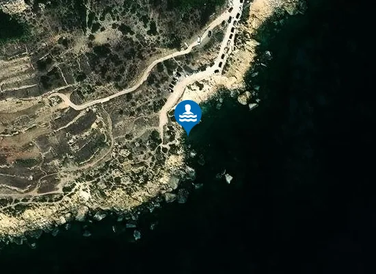 Satellite image of Bajja ta' Gorgun