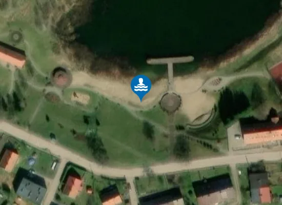 Satellite image of Plaża gminna w Grzybinach