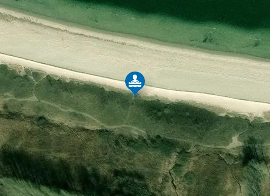 Satellite image of plaża nudystów