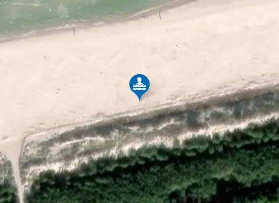 Satellite image of plaża nudystów