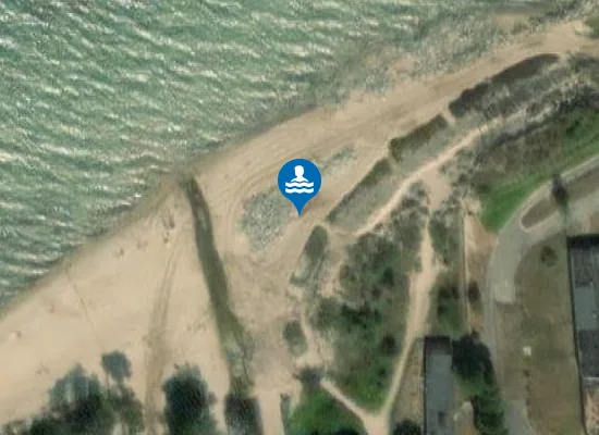 Satellite image of Plaża przy Czerwonej Rzeczce