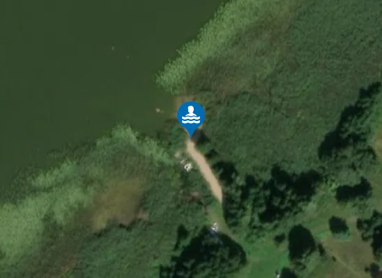 Satellite image of Plaża wiejska Jezioro Szarek