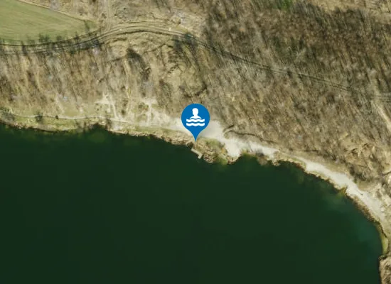 Satellite image of Kryspinów Plaża Naturystyczna