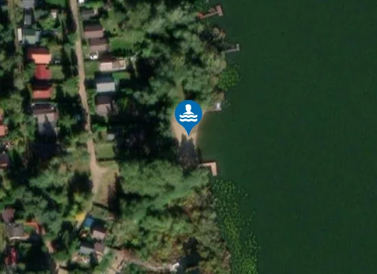 Satellite image of Dzika Plaża nad Jeziorem Kromszewickim