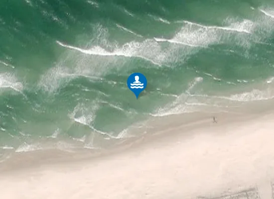Satellite image of Plaża B