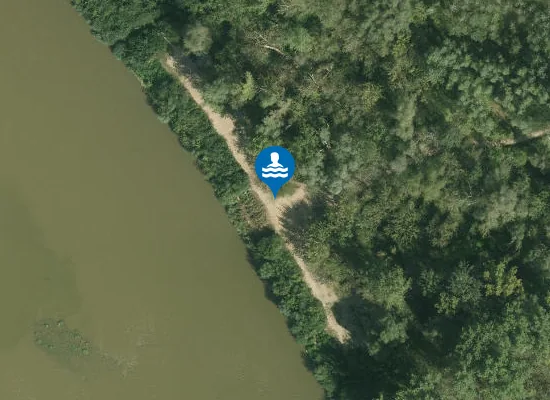 Satellite image of Plaża Miejska przy Moście Północnym