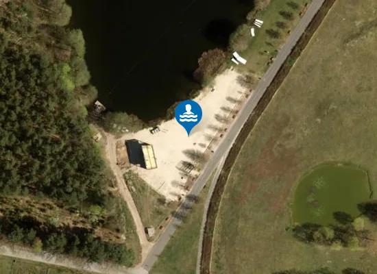 Satellite image of Wakepark Bydgoszcz