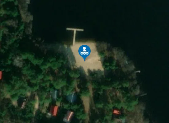 Satellite image of Złote Piaski