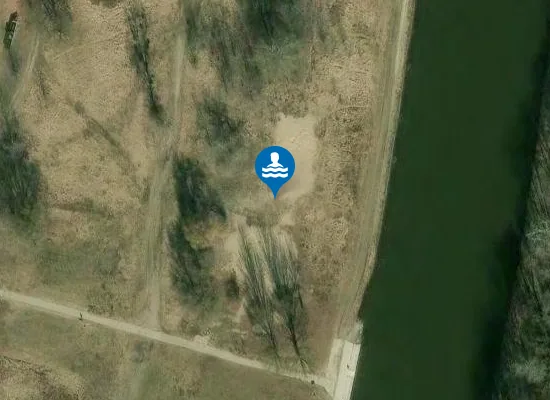 Satellite image of Plaża Miejska Wilda