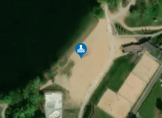 Satellite image of Kąpielisko „PLAŻA MIEJSKA NR 3”
