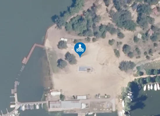 Satellite image of Plaża Kręgiel