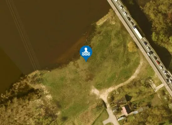 Satellite image of Plaża miejska Wyszków