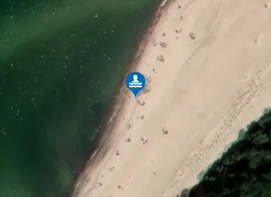 Satellite image of Jarosławiec Zachód „Plaża Mikołajek”