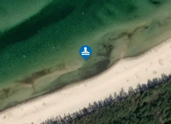 Satellite image of Kąpielisko Pogorzelica