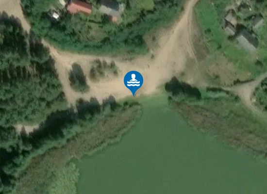 Satellite image of Plaża Jezioro Radgoskie