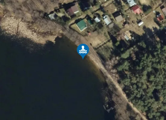 Satellite image of Plaża w Wólce