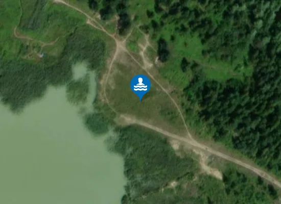 Satellite image of Lipie Plaża Naturystyczna
