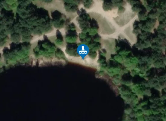 Satellite image of Jezioro Glinki – Plaża