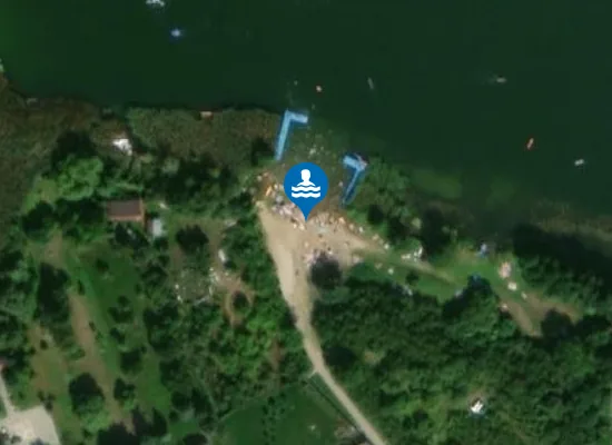 Satellite image of Plaża Lusówko