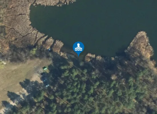 Satellite image of Dzika plaża Chmielniki