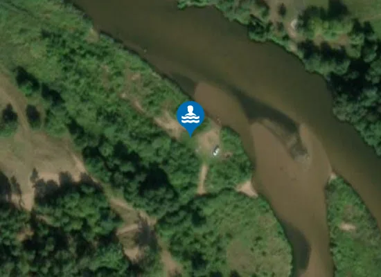 Satellite image of Plaża Pilica