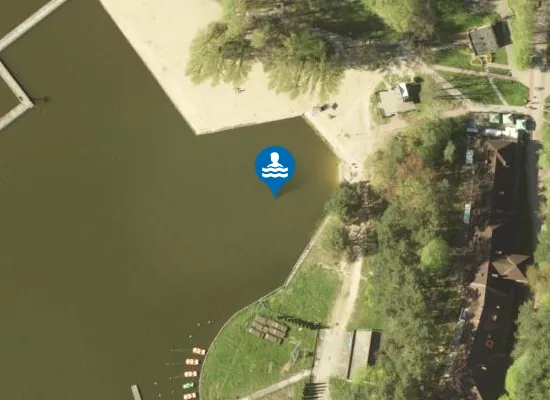 Satellite image of Kąpielisko ,,Słoneczny Wrotków"