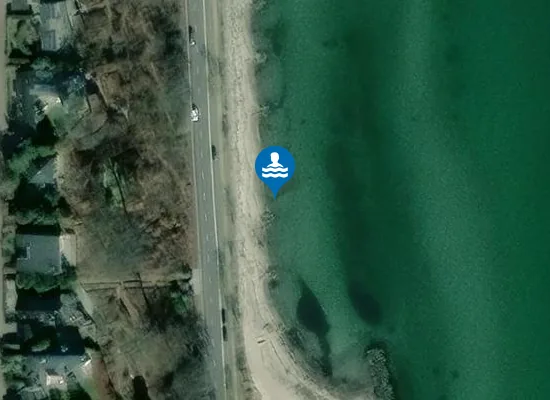 Satellite image of ØRESUND, SKODSBORG STRAND