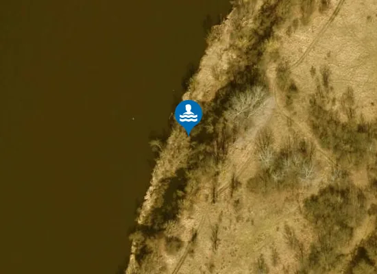 Satellite image of Szika Plaża Rybienko Lesne