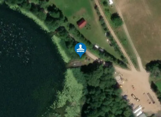 Satellite image of Plaża gminna Lepaki Małe
