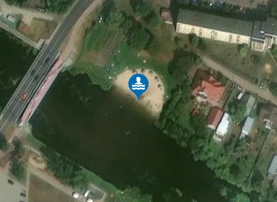 Satellite image of Plaża niestrzeżona Wasilków