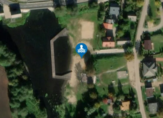Satellite image of Plaża nad Wkrą