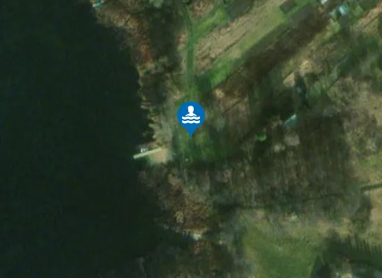 Satellite image of Plaża Wiejska Rożyńsk