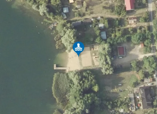 Satellite image of Plażą w Chomiąży Szlacheckiej