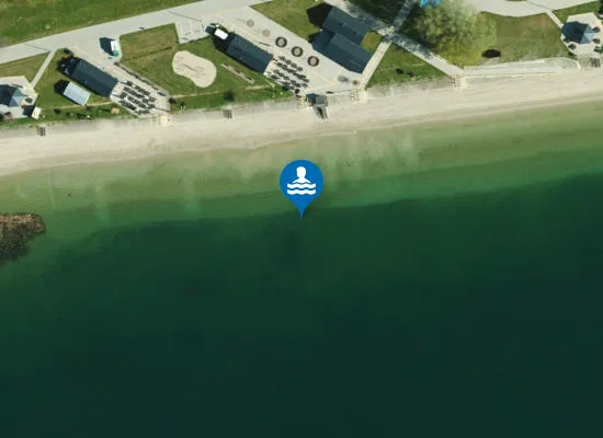Satellite image of Teren kąpielowy A