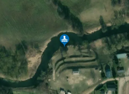 Satellite image of Kajaki Zakliczewo