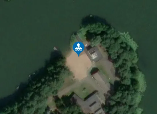 Satellite image of Plaża Miejska nr 4 w Trzciance
