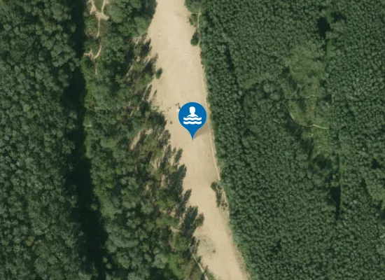 Satellite image of Plaża naturystów - górna plaża