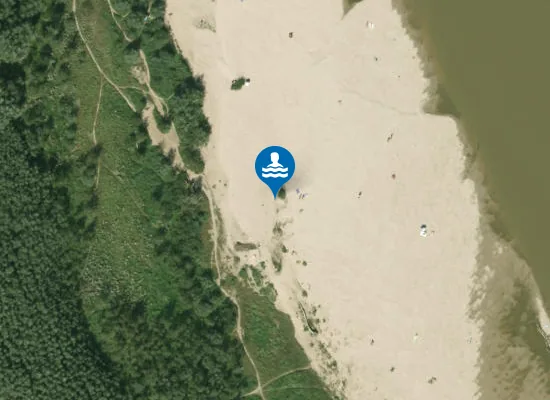 Satellite image of Plaża naturystów - dolna plaża