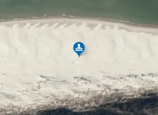 Satellite image of Plaża Naturystów Dębki